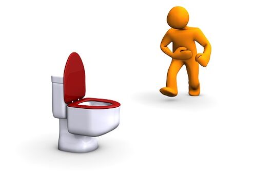 problémy se stolicí jako indikace k testování na parazity